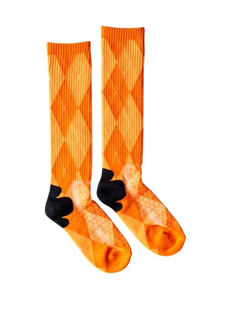 Lucky Chuck Orange Outlaw Performance Socks