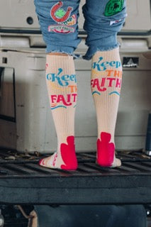 Lucky Chuck Keep the Faith Performance Socks