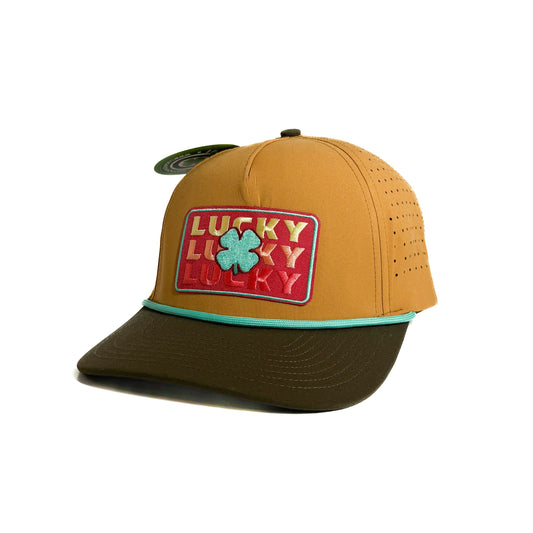 Lucky Chuck Lucky Gulf Red Trio Cap