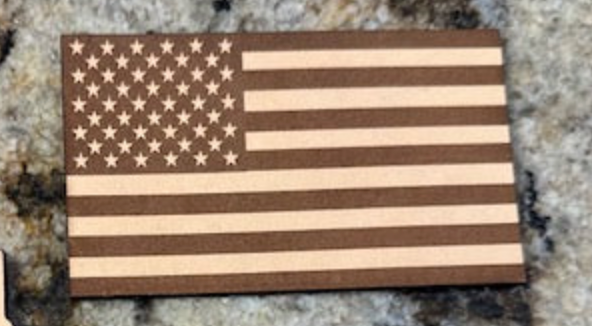 Texas Flag, American Flag and Texas Shaped Texas Flag Car Freshener