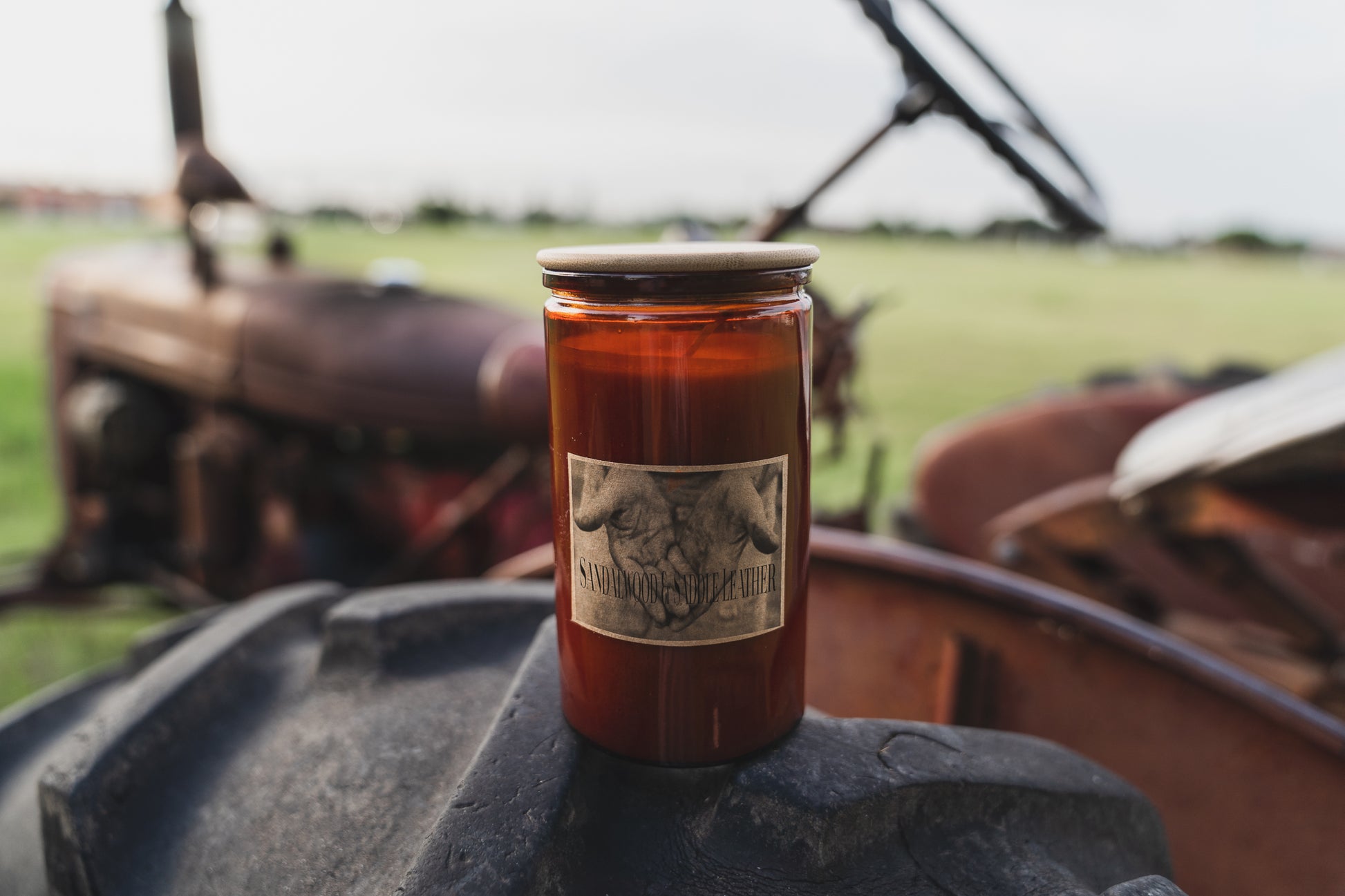 Sandalwood and Saddle Leather Candle Collection