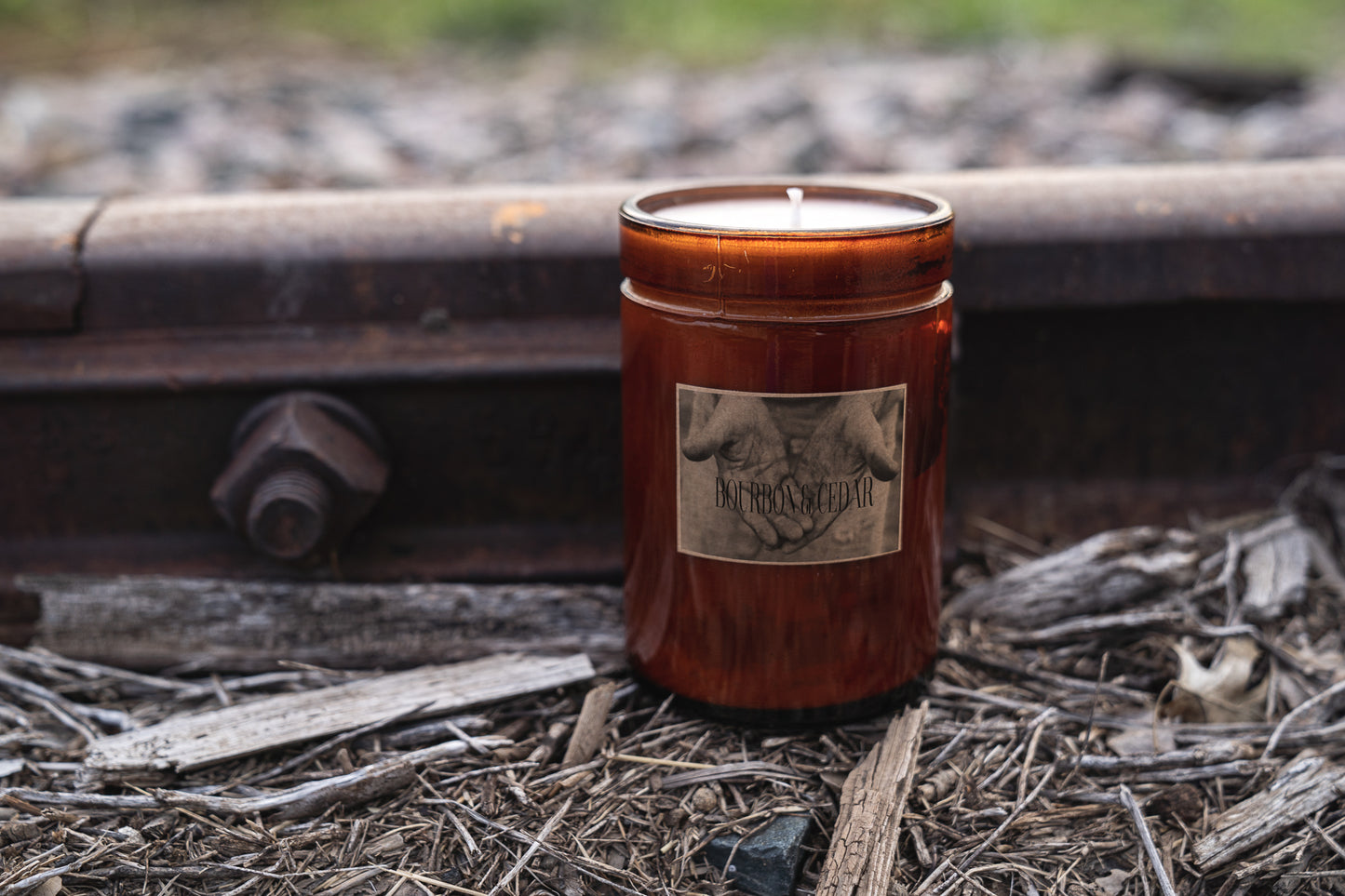 Bourbon and Cedar Candle Collection