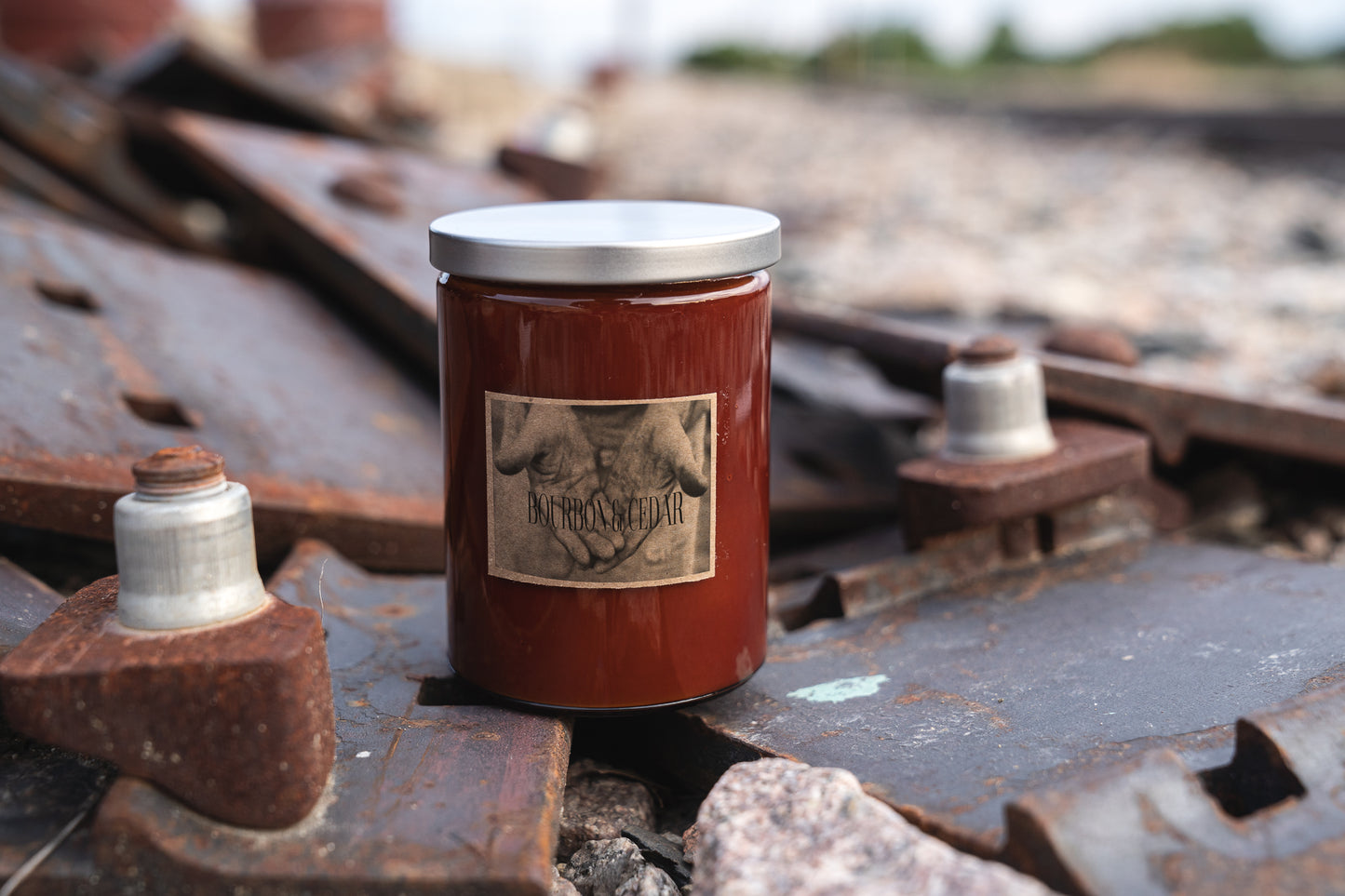 Bourbon and Cedar Candle Collection