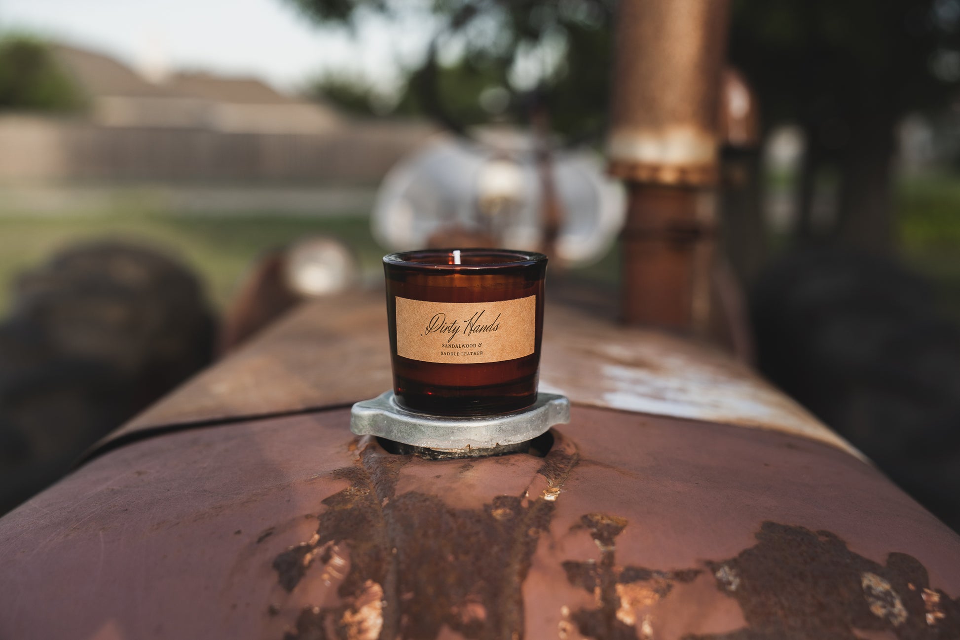 Sandalwood and Saddle Leather Candle Collection
